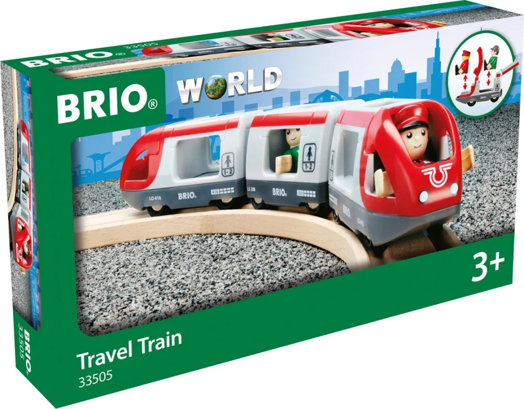 BRIO Rode Passagierstrein 33505 - 5-delig