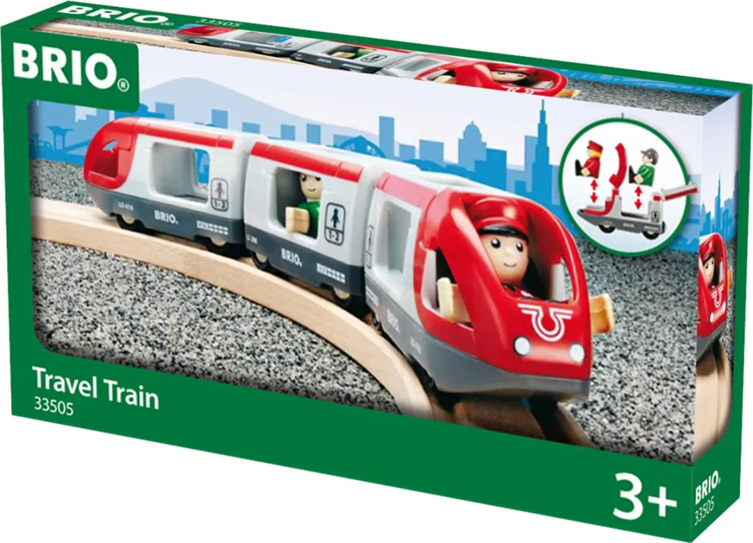 BRIO Rode Passagierstrein 33505 - 5-delig