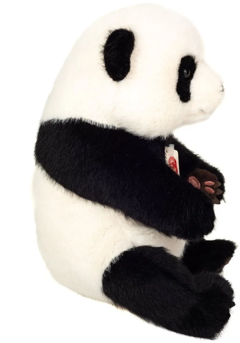 Hermann Teddy Knuffel Panda Zittend 28cm - Multicolor
