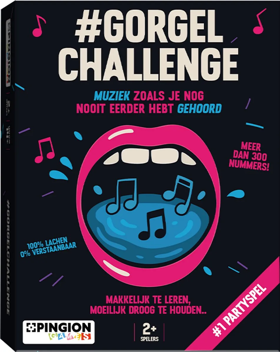 #GorgelChallenge - Partyspel - Kaartspel - Nederlandstalig