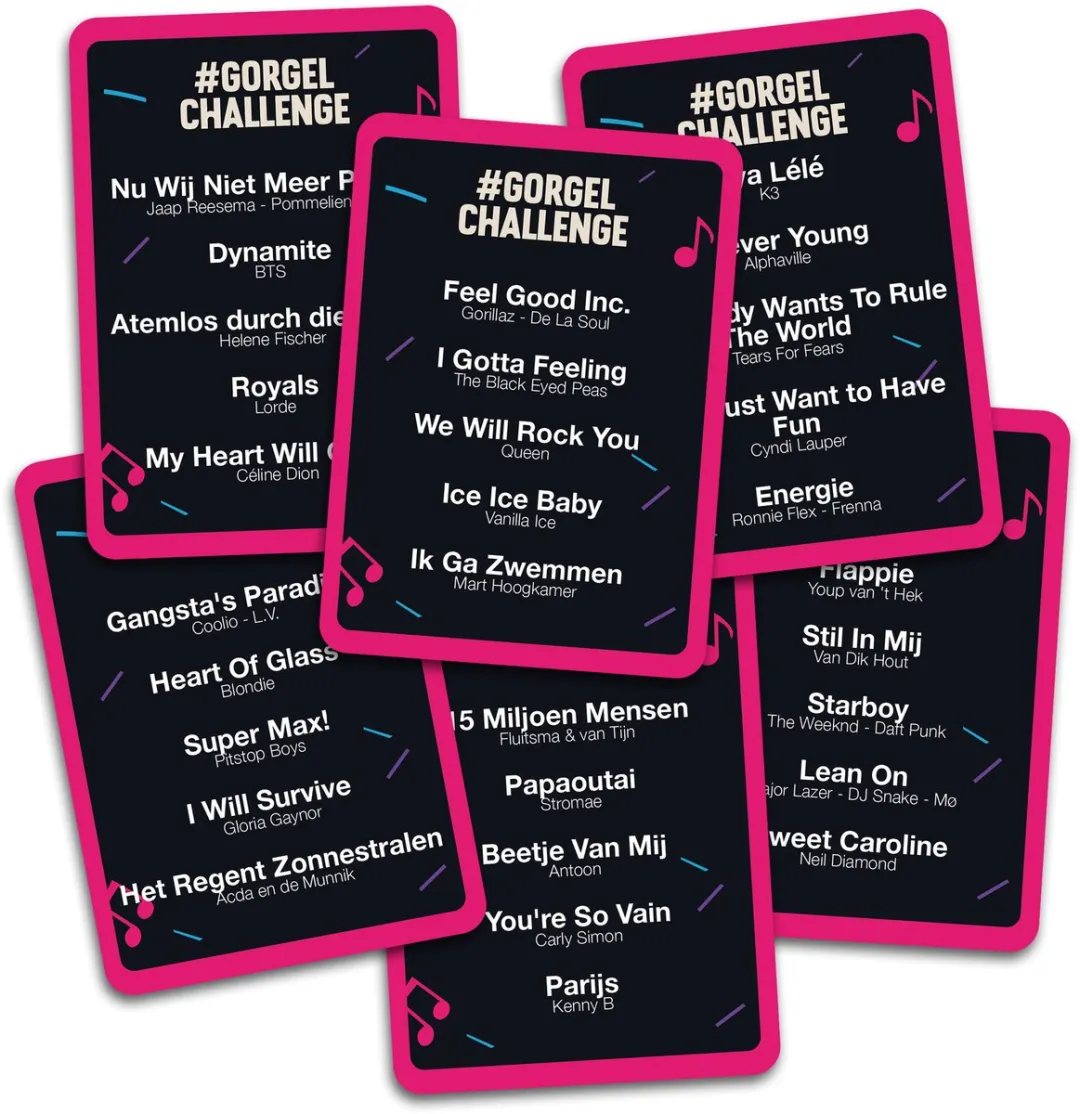 #GorgelChallenge - Partyspel - Kaartspel - Nederlandstalig