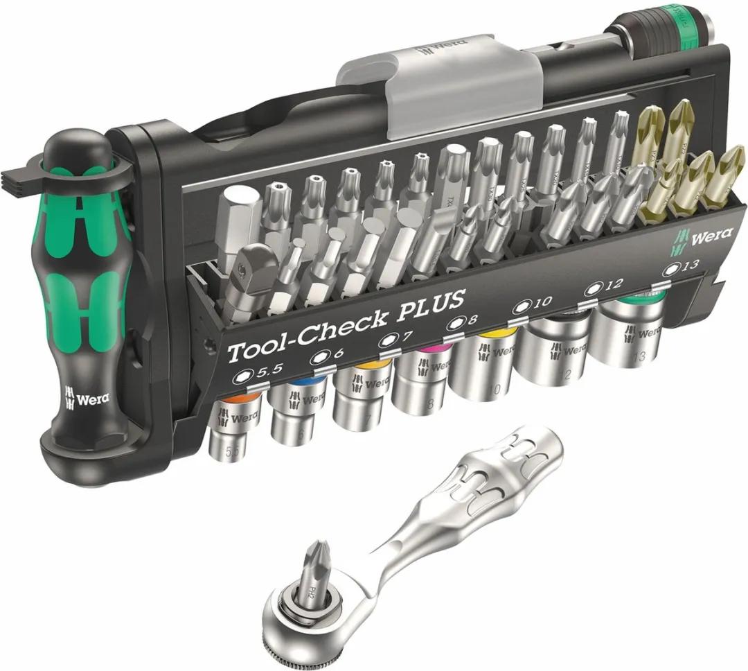 Wera Tool-Check PLUS Bit- & Doppenset 39-delig - Ratel