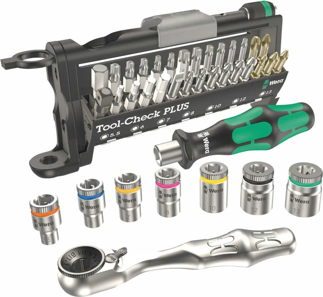 Wera Tool-Check PLUS Bit- & Doppenset 39-delig - Ratel