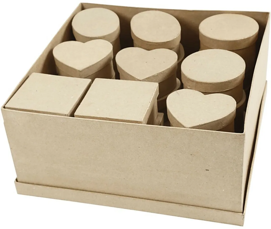Creativ Company Medium Dozen Handgemaakte Papier Maché Dozen - 28 Stuks