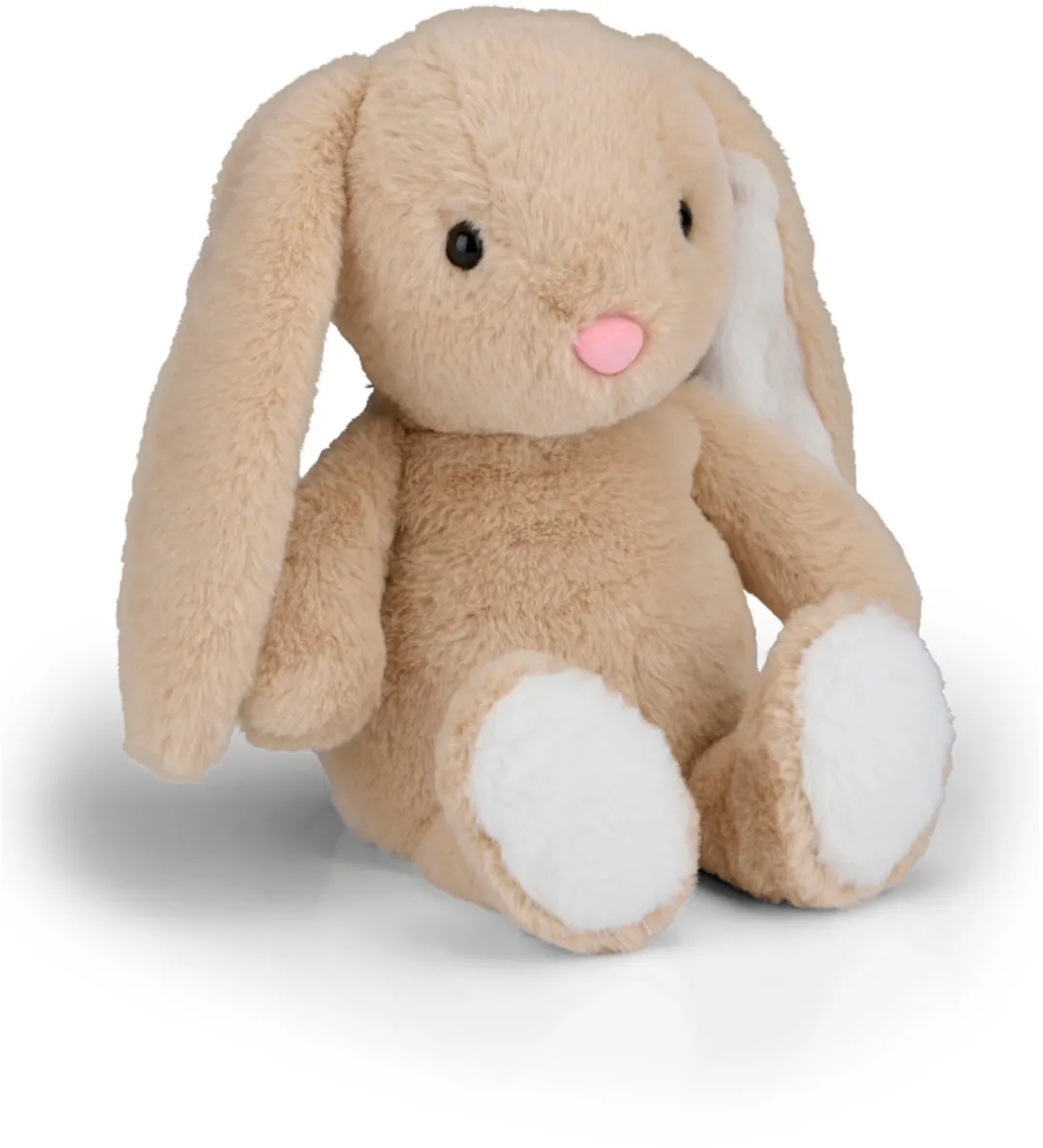 Eddy Toys Plush Bunny 25cm - Roze/Blauw/Bruin