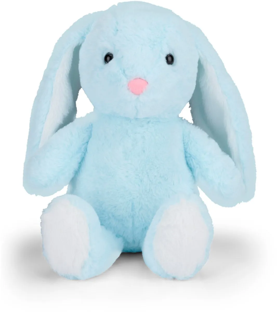 Eddy Toys Plush Bunny 25cm - Roze/Blauw/Bruin