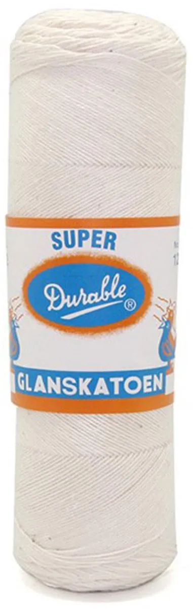 Durable Glanskatoen Nr. 12 Ecru Garen