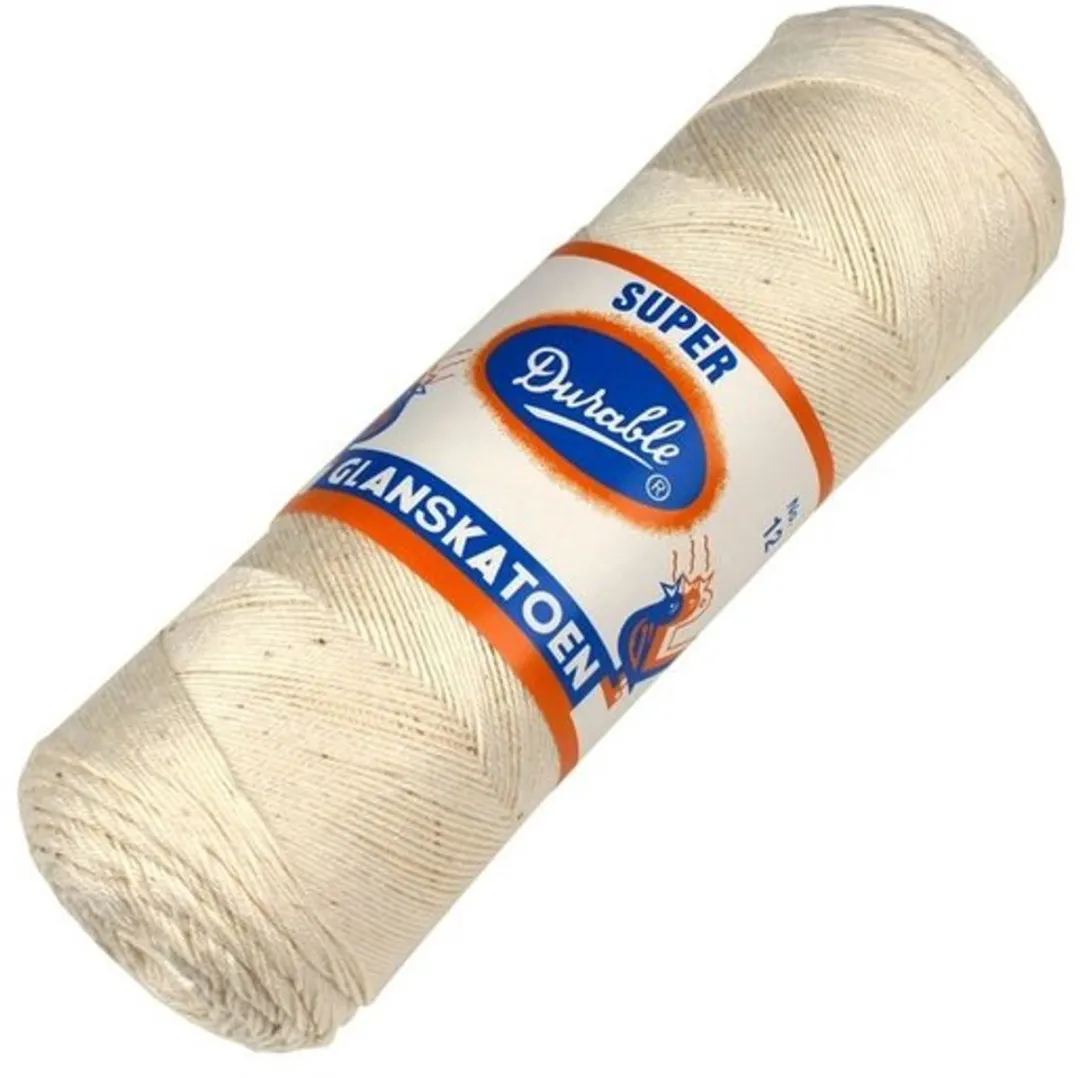 Durable Glanskatoen Nr. 12 Ecru Garen