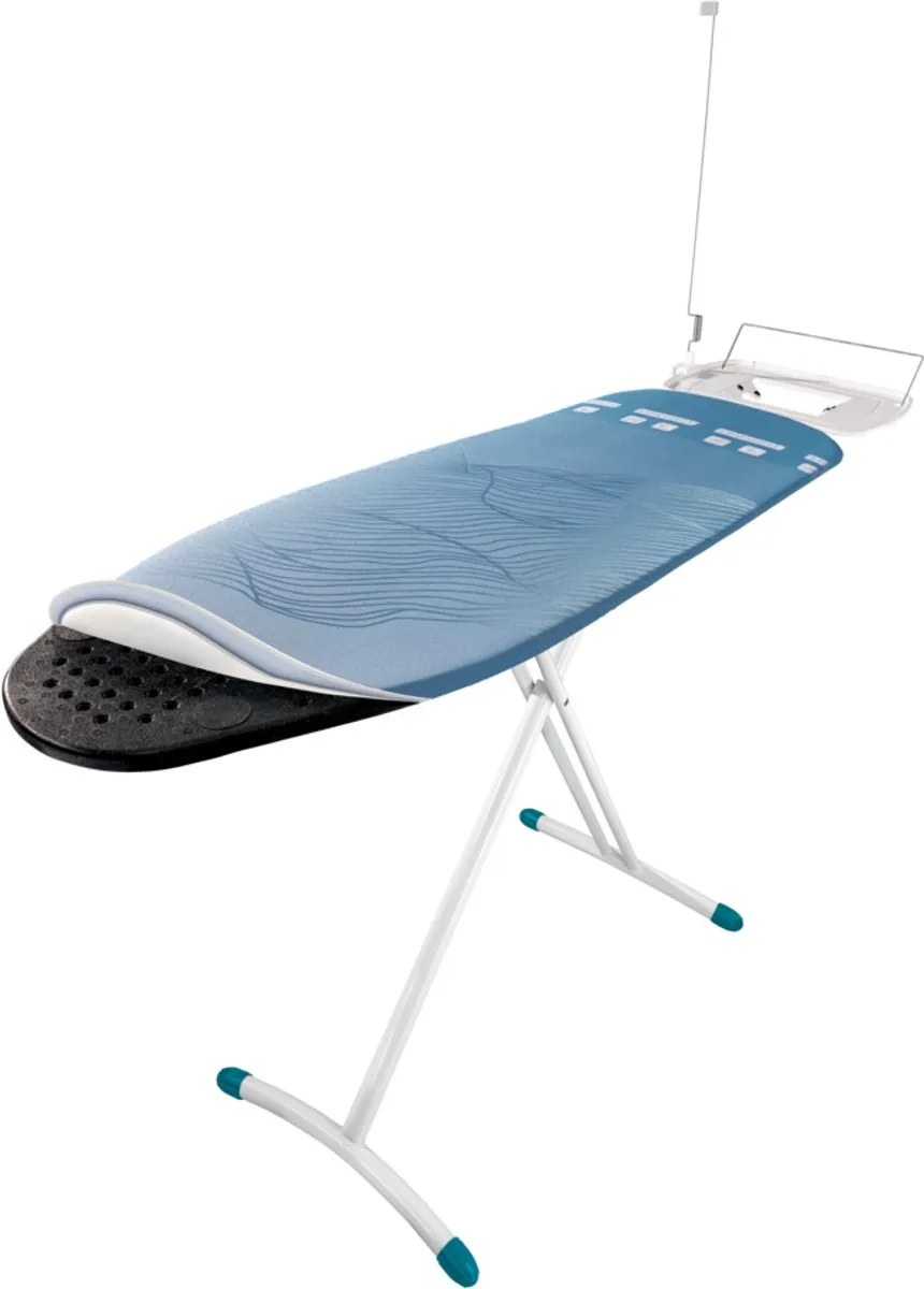 Leifheit Air Board Express L Solid Strijkplank 130x38cm - Turquoise - 76208