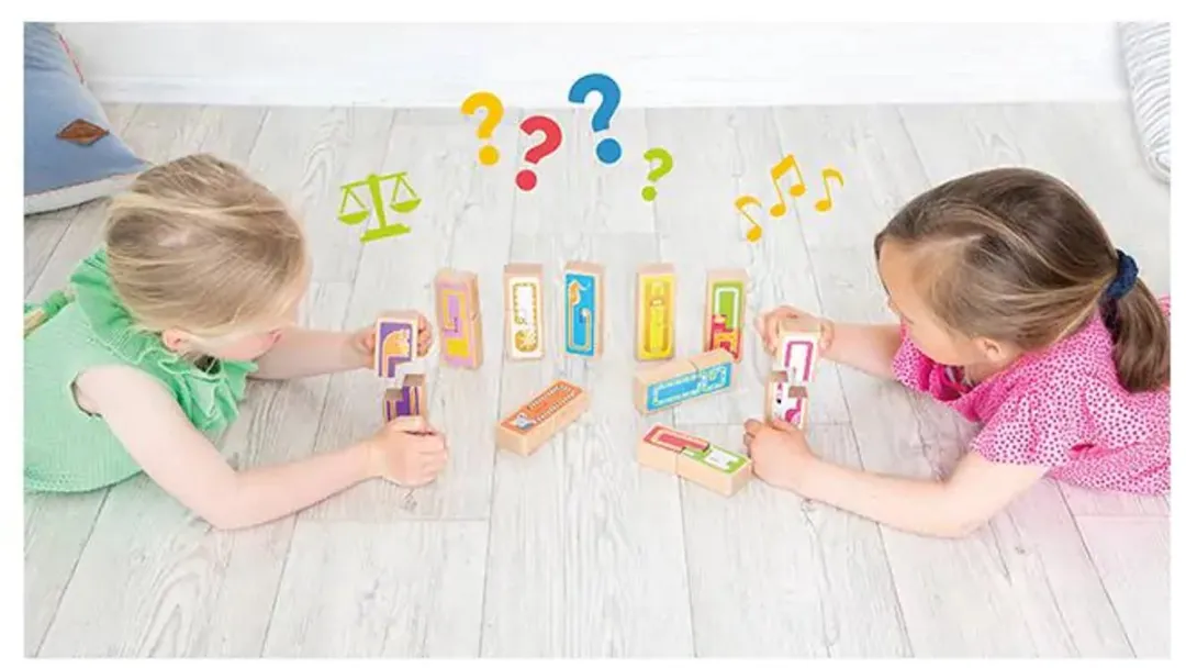Beleduc Impuzzible Combipuzzel Gewicht & Geluid 20 Stuks - Multicolor