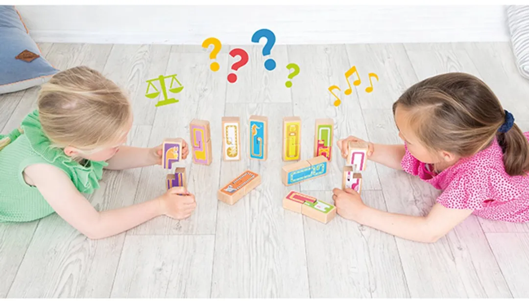 Beleduc Impuzzible Combipuzzel Gewicht & Geluid 20 Stuks - Multicolor