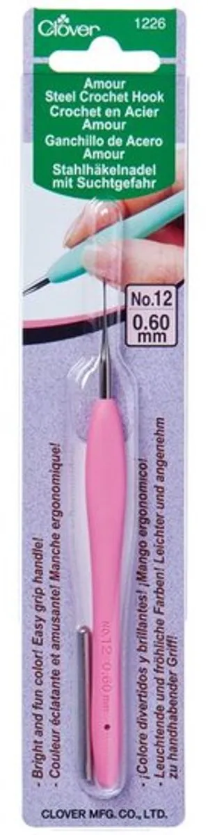 Clover Amour Haaknaald Staal 1.00mm - Multikleur