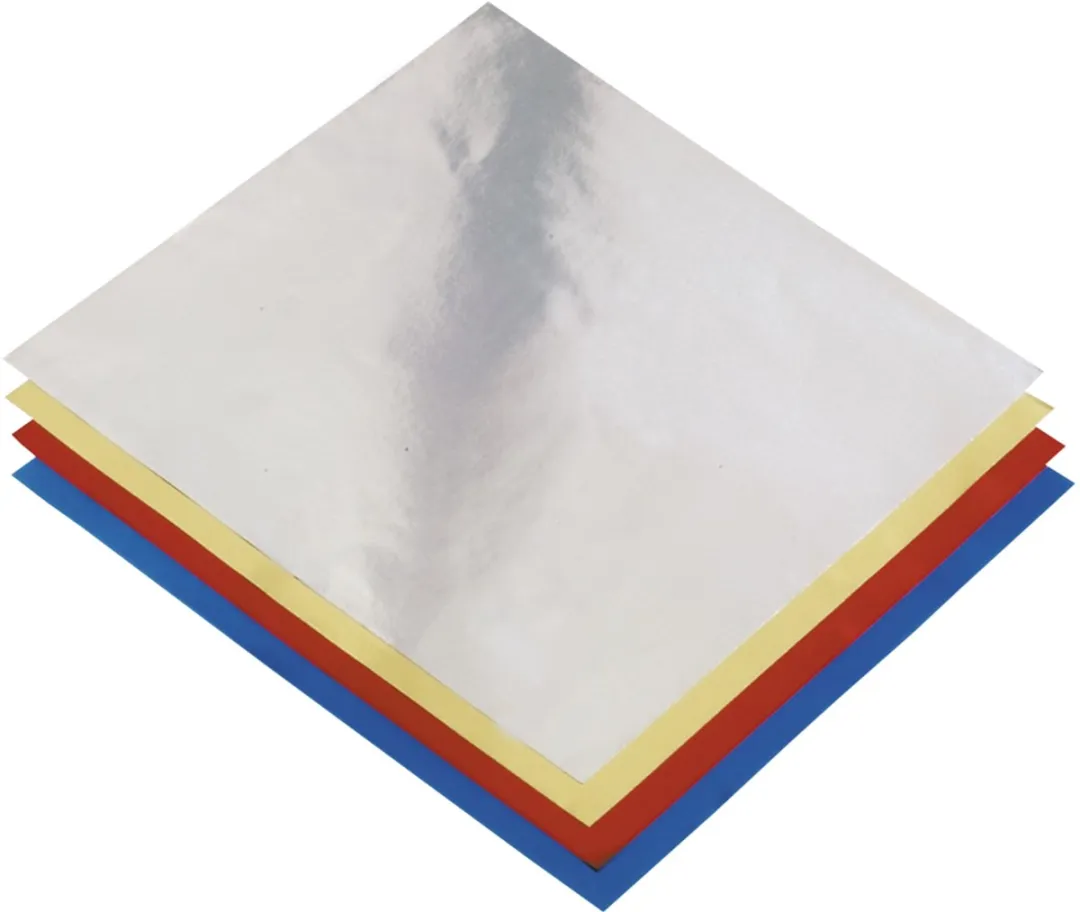 Folia Vouwbladen 10x10cm - 50 Stuks - Aluminium - Multi