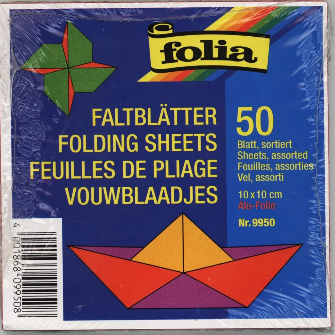 Folia Vouwbladen 10x10cm