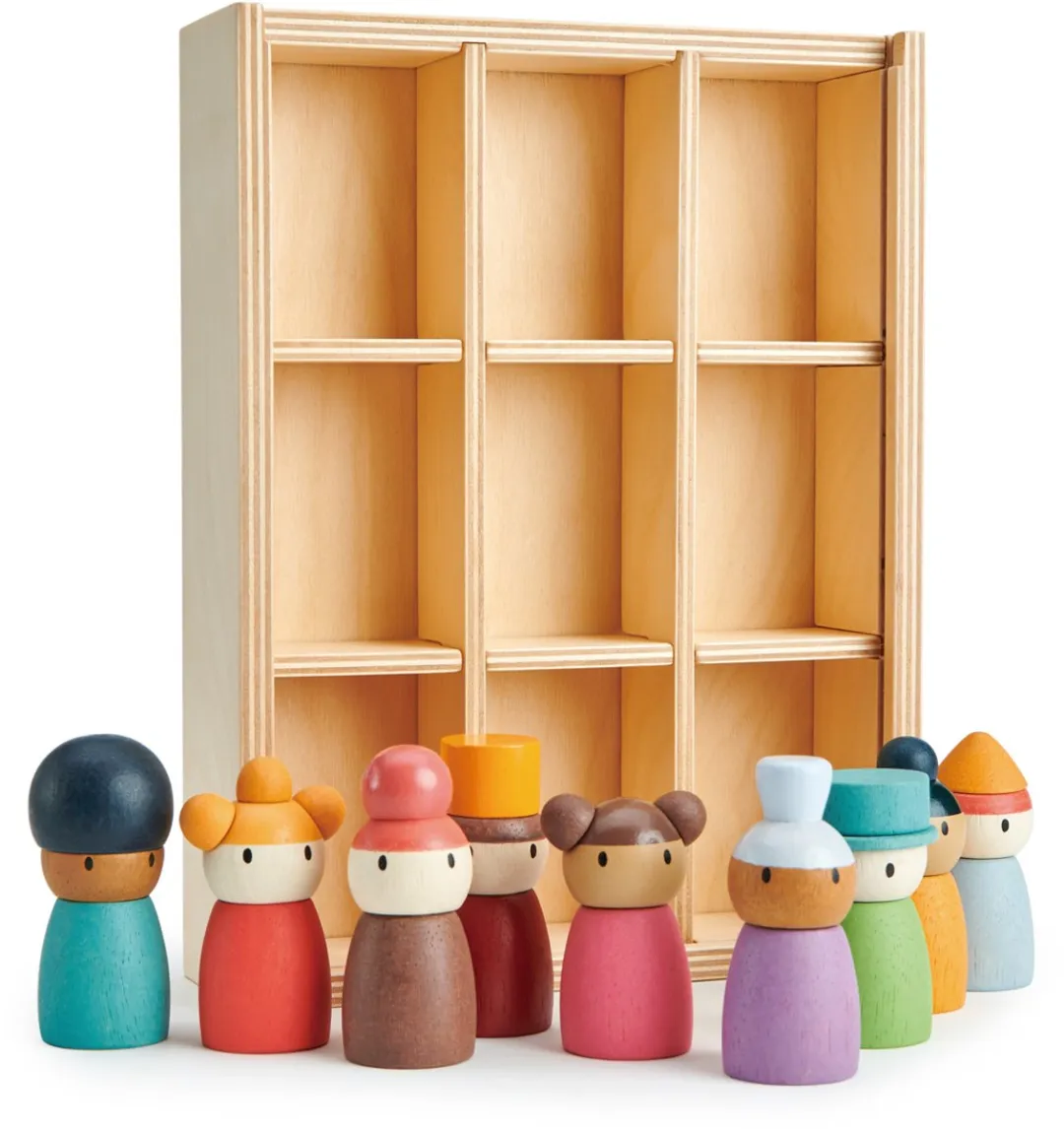 Tender Leaf Toys Hotel Happy Folk - Beige