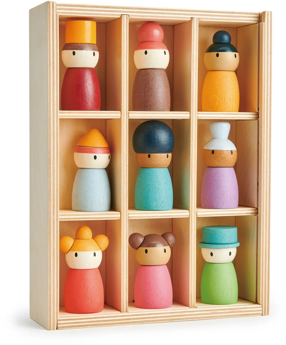 Tender Leaf Toys Hotel Happy Folk - Beige