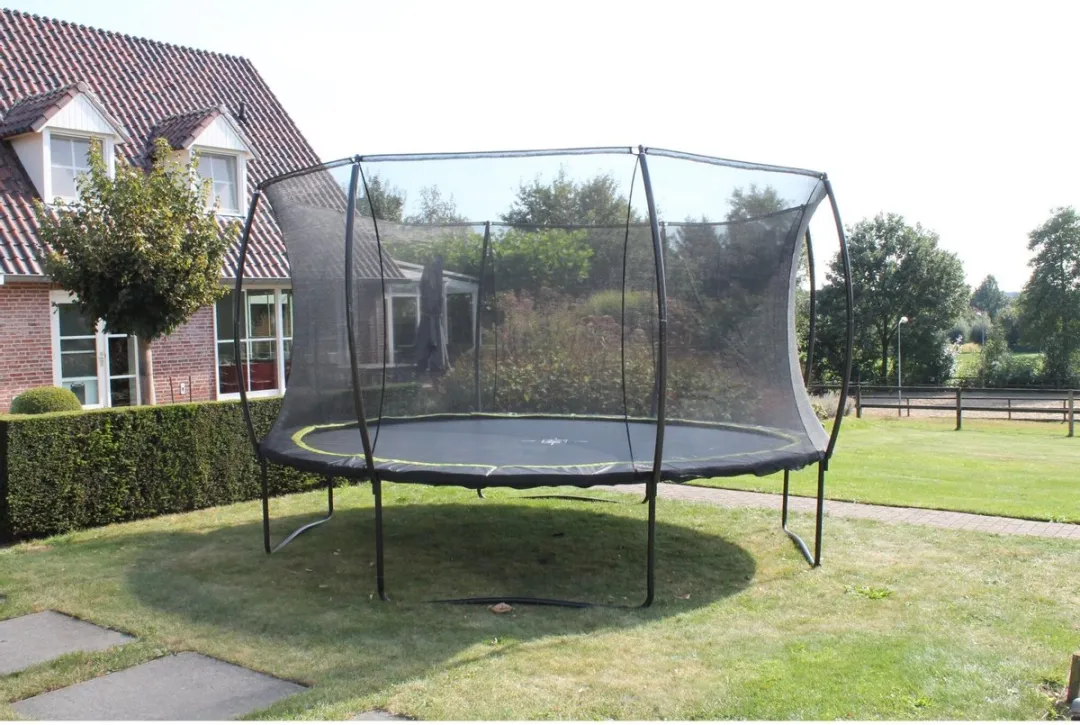EXIT Silhouette Trampoline Ø427cm - Groen