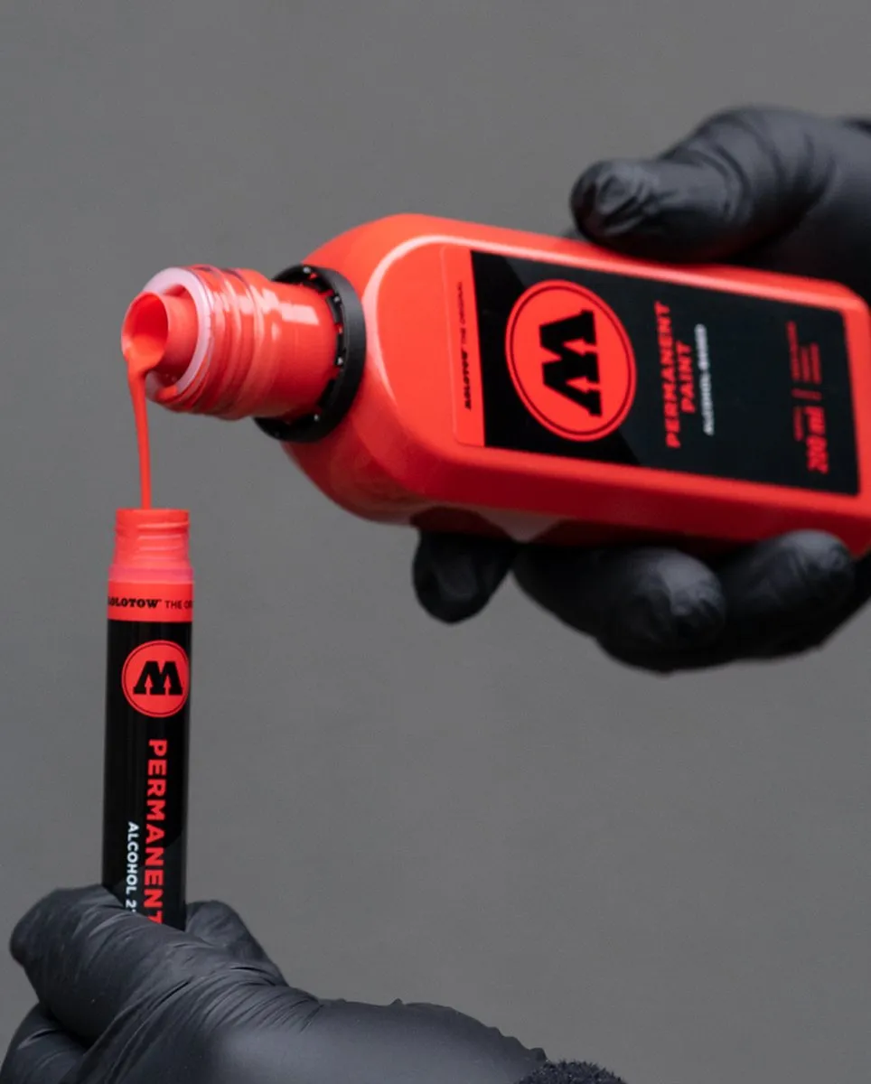 Molotow Permanent Paint Navul Verf 200ml - Signal Black