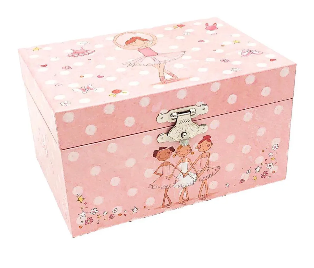 Simply for Kids Sieradendoos Roze - Muziekdoos met Ballerina