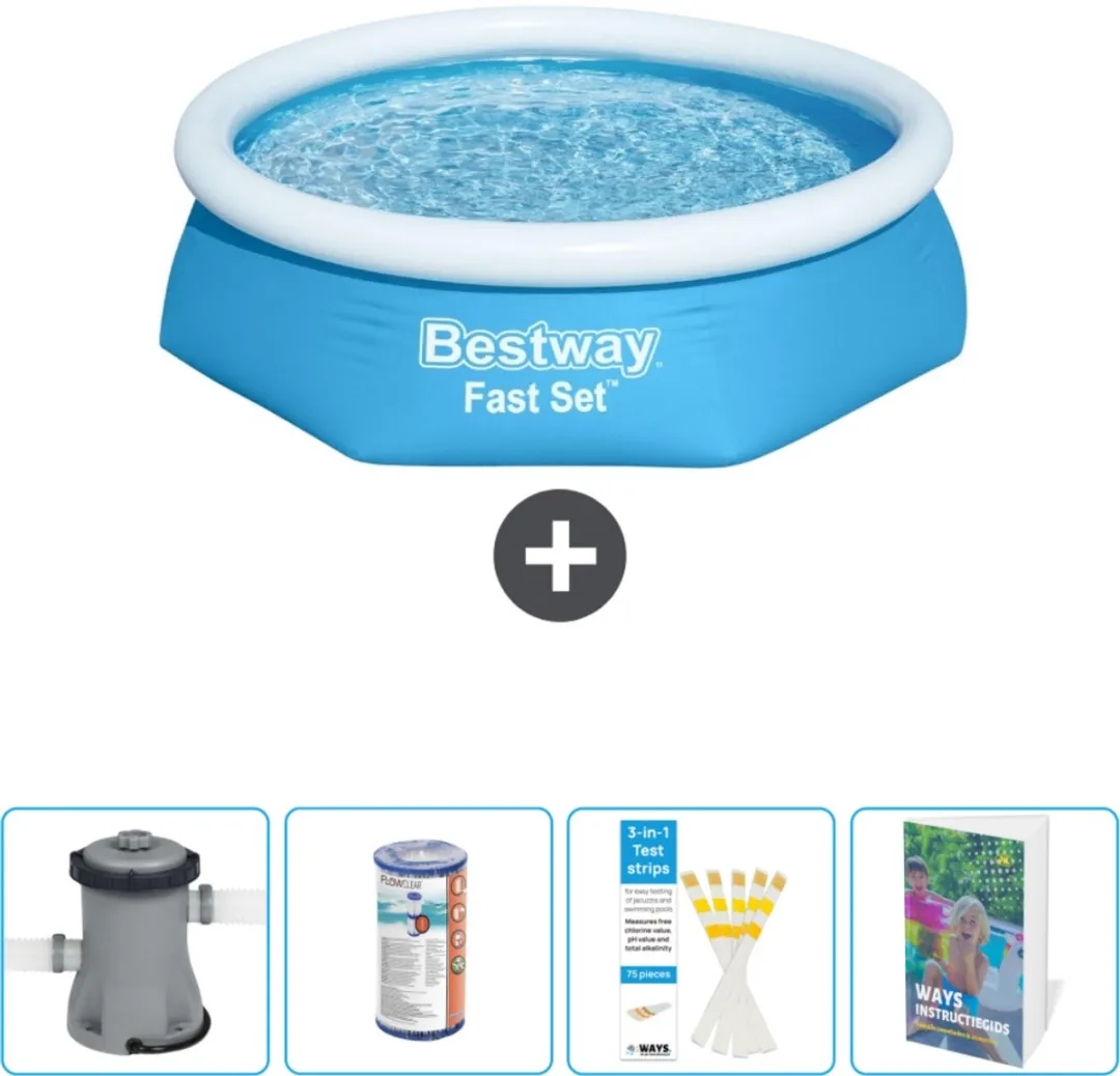 Bestway Fast Set Rond Zwembad 244x61cm