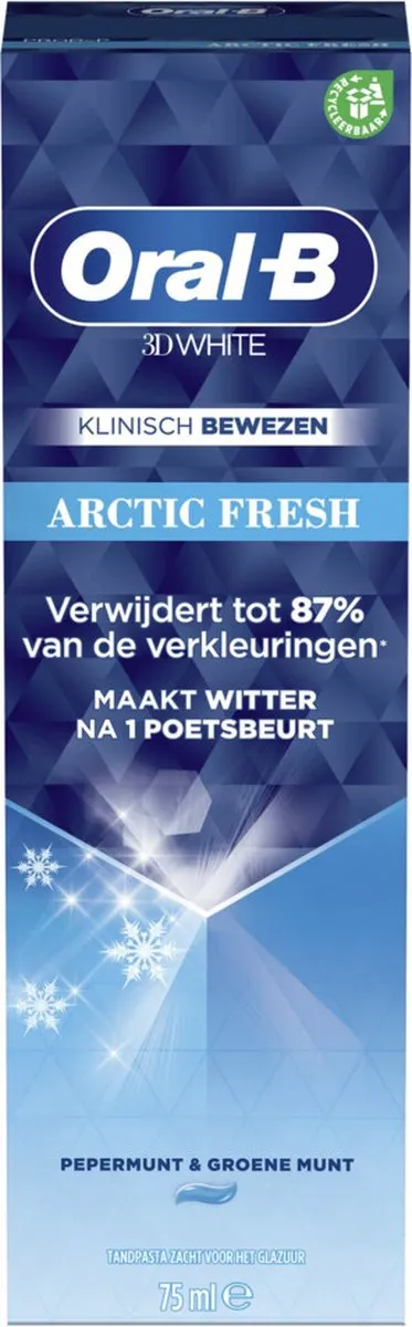 Oral-B 3D White Arctic Fresh Tandpasta 75ml