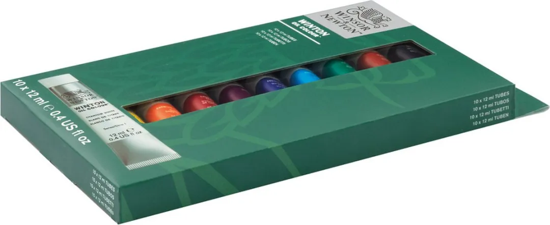 Winsor & Newton Winton Olieverf Set 10x12ml - 10 Kleuren
