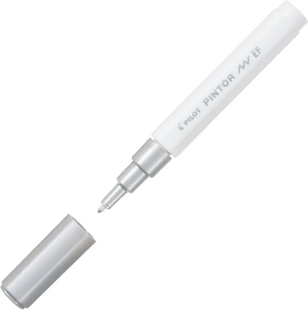 Pilot Pintor Zilveren Verfstift 0,7mm - Waterbasis