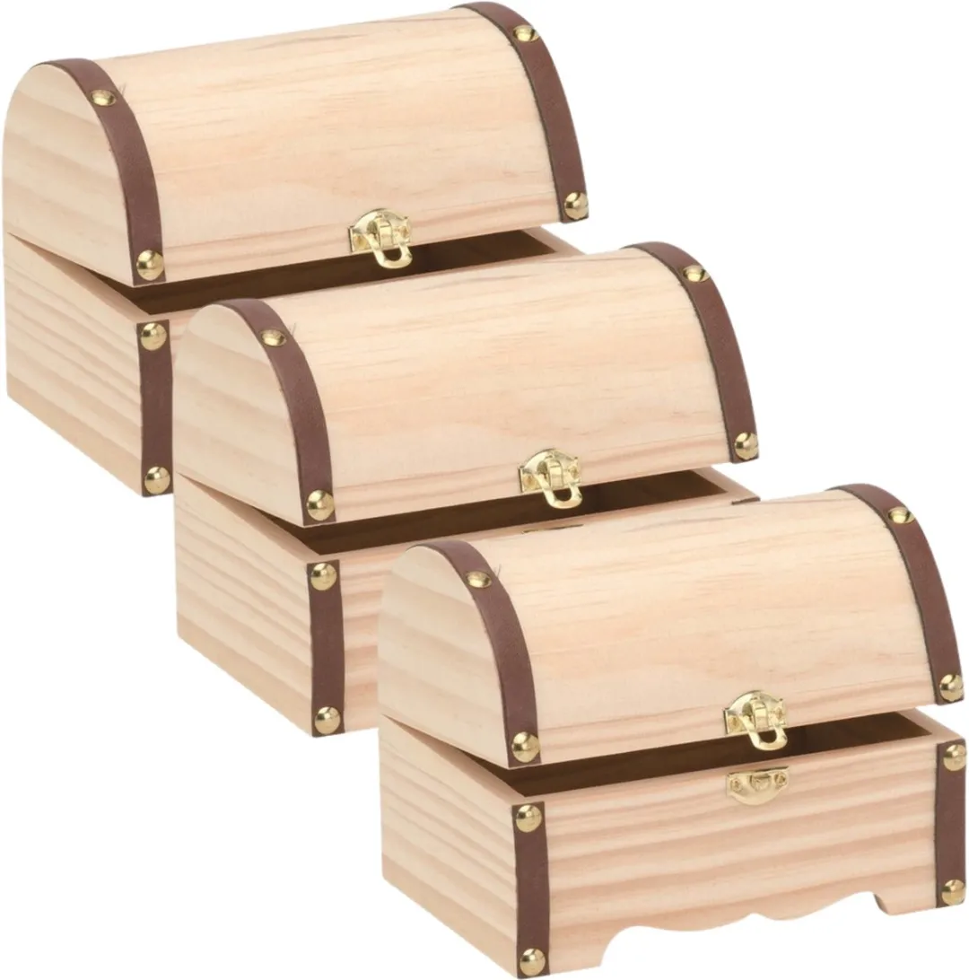 Glorex Hobby Houten Kistje 3x