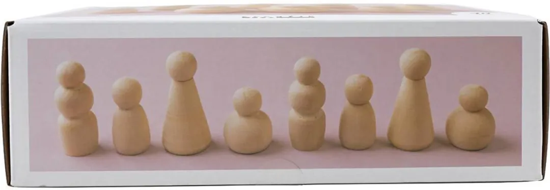 Creativ Company Houten Figuur - 90 Stuks Multicolor