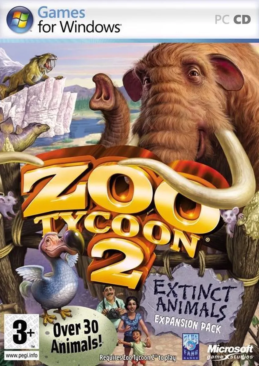 Microsoft Zoo Tycoon 2 Uitgestorven Diersoorten PC