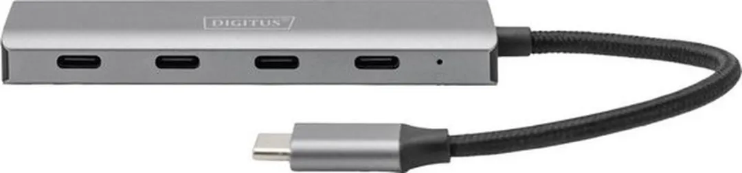 Digitus DA-70246 USB-hub 4 Poorten USB 3.1 - Donkergrijs - afbeelding 6 van 6