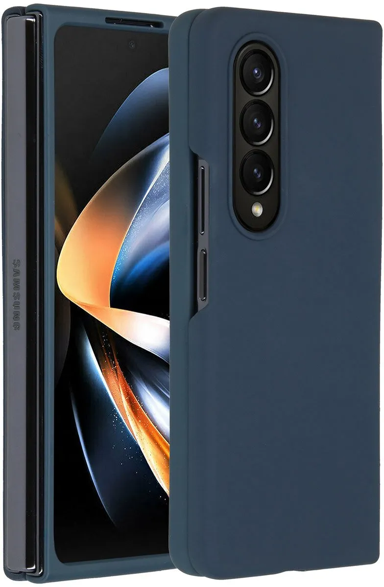 Accezz Hoesje Samsung Galaxy Z Fold 4 - Donkerblauw