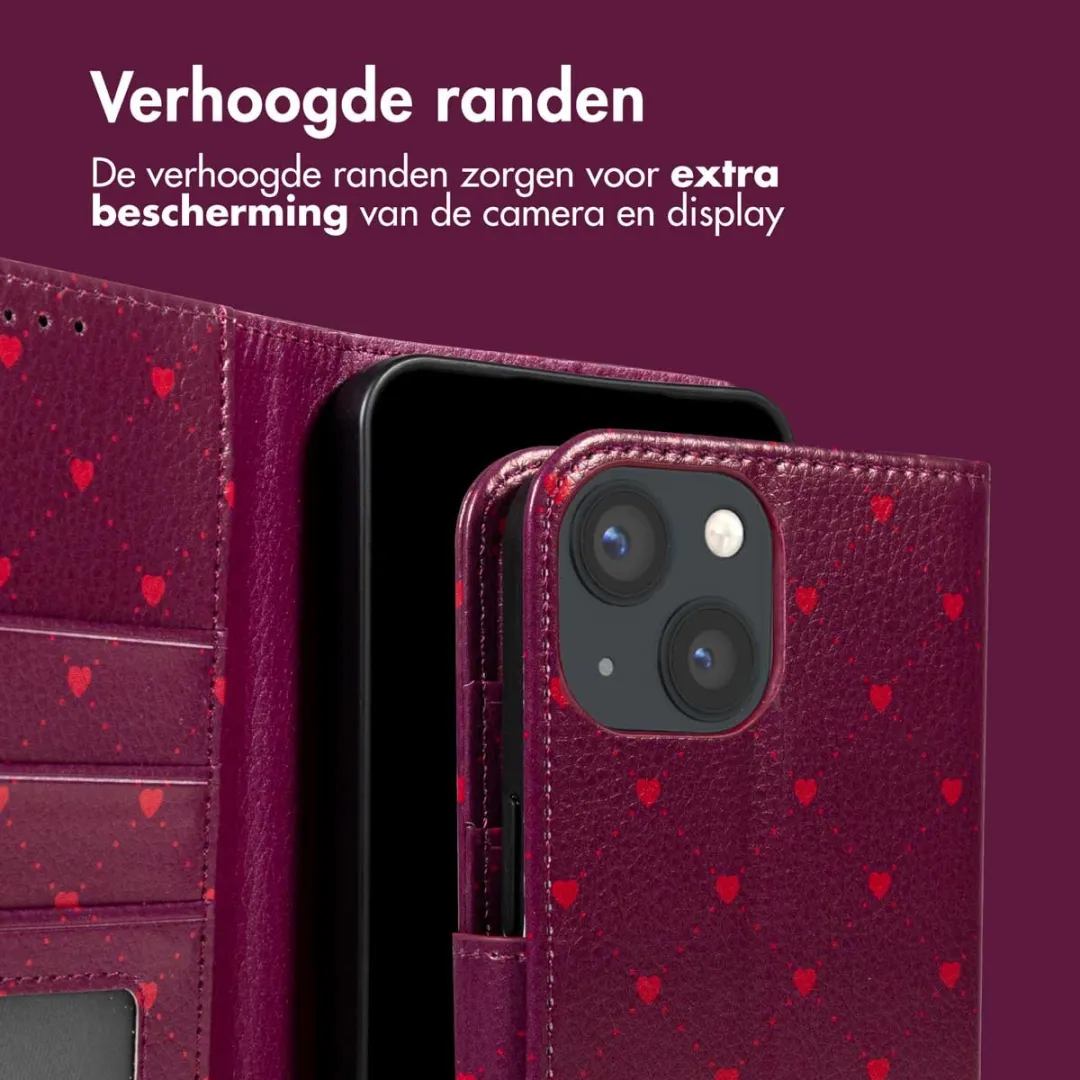 Imoshion iPhone 15 Hoesje - 3 Pasjes - Rood