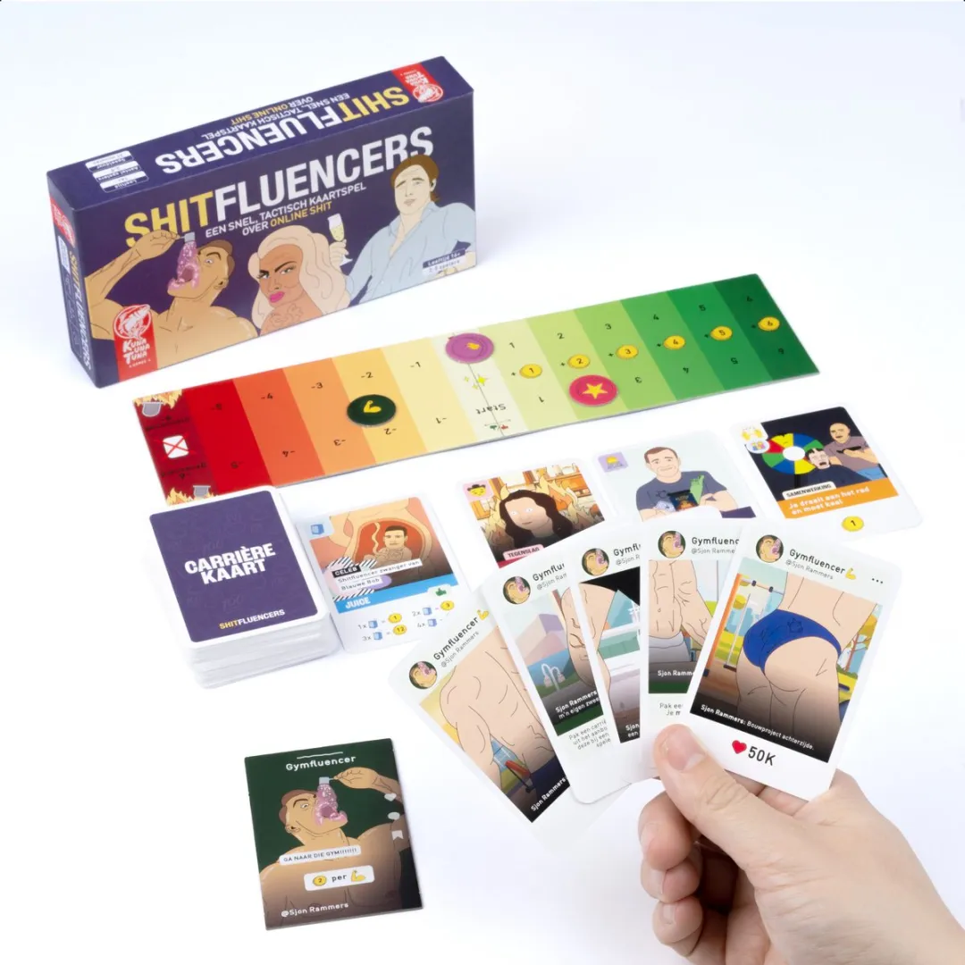 Kuna Una Tuna Games Shitfluencers Nederlandstalig Partyspel - 120 Kaarten