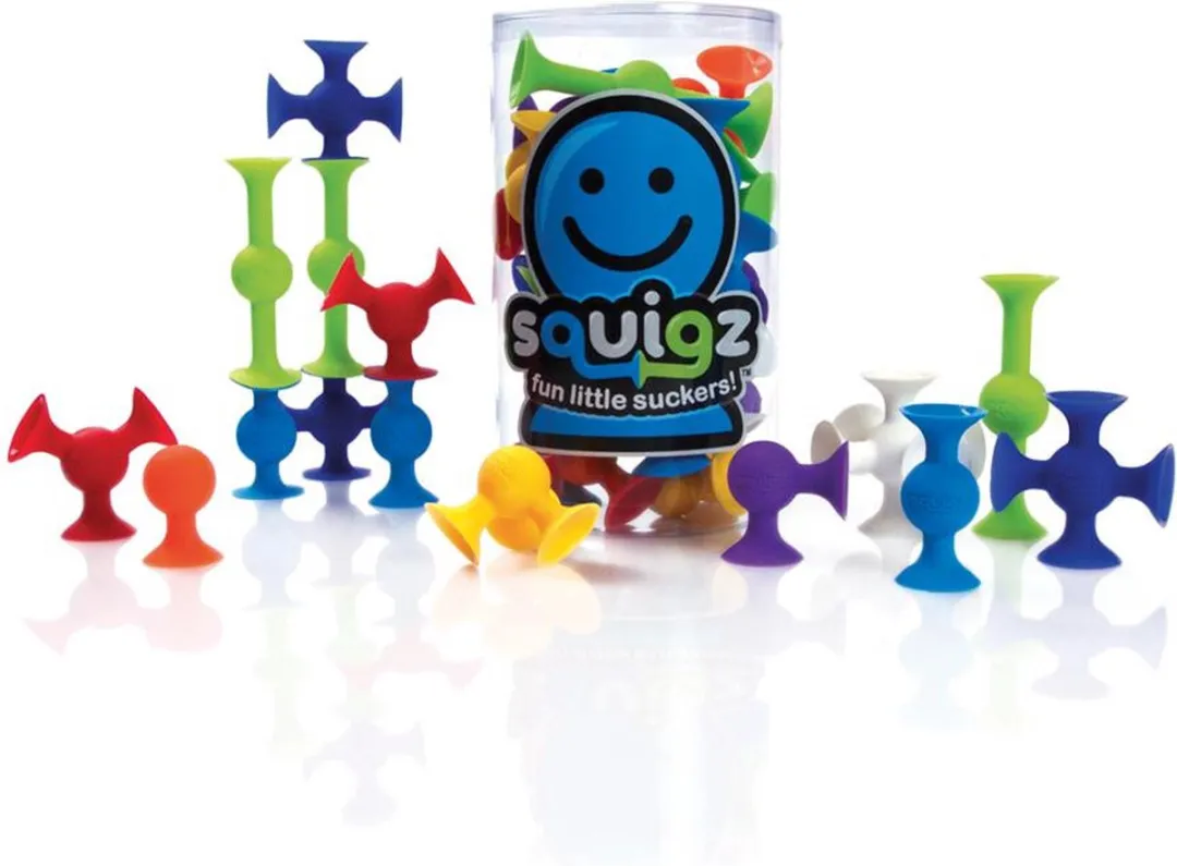 Fat Brain Toys Squigz - Multicolor - 24 Stuks - afbeelding 6 van 6