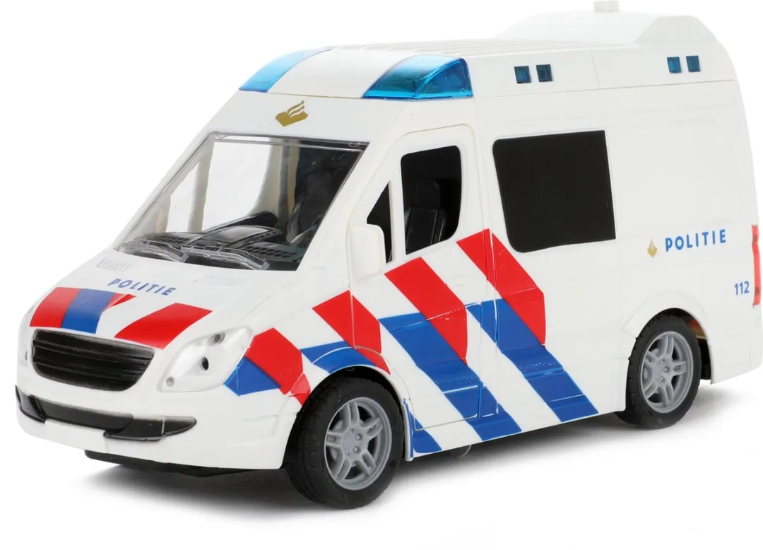 Toi-Toys Politiebus Licht & Geluid 23415B - Wit