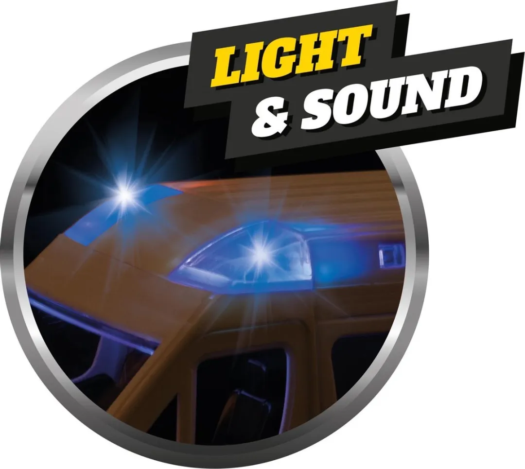 Toi-Toys Politiebus Licht & Geluid 23415B - Wit