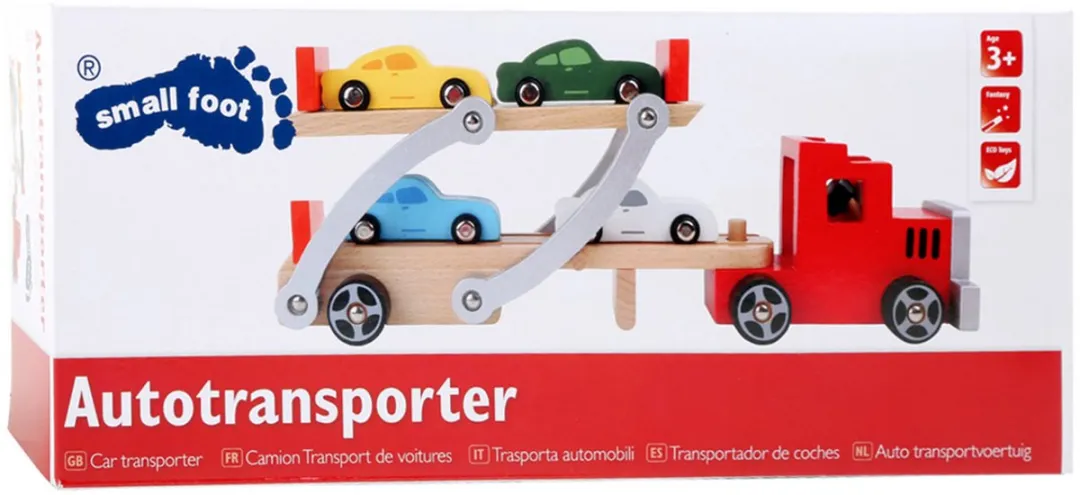 Small Foot Auto Transportvoertuig 4222 - Multicolor