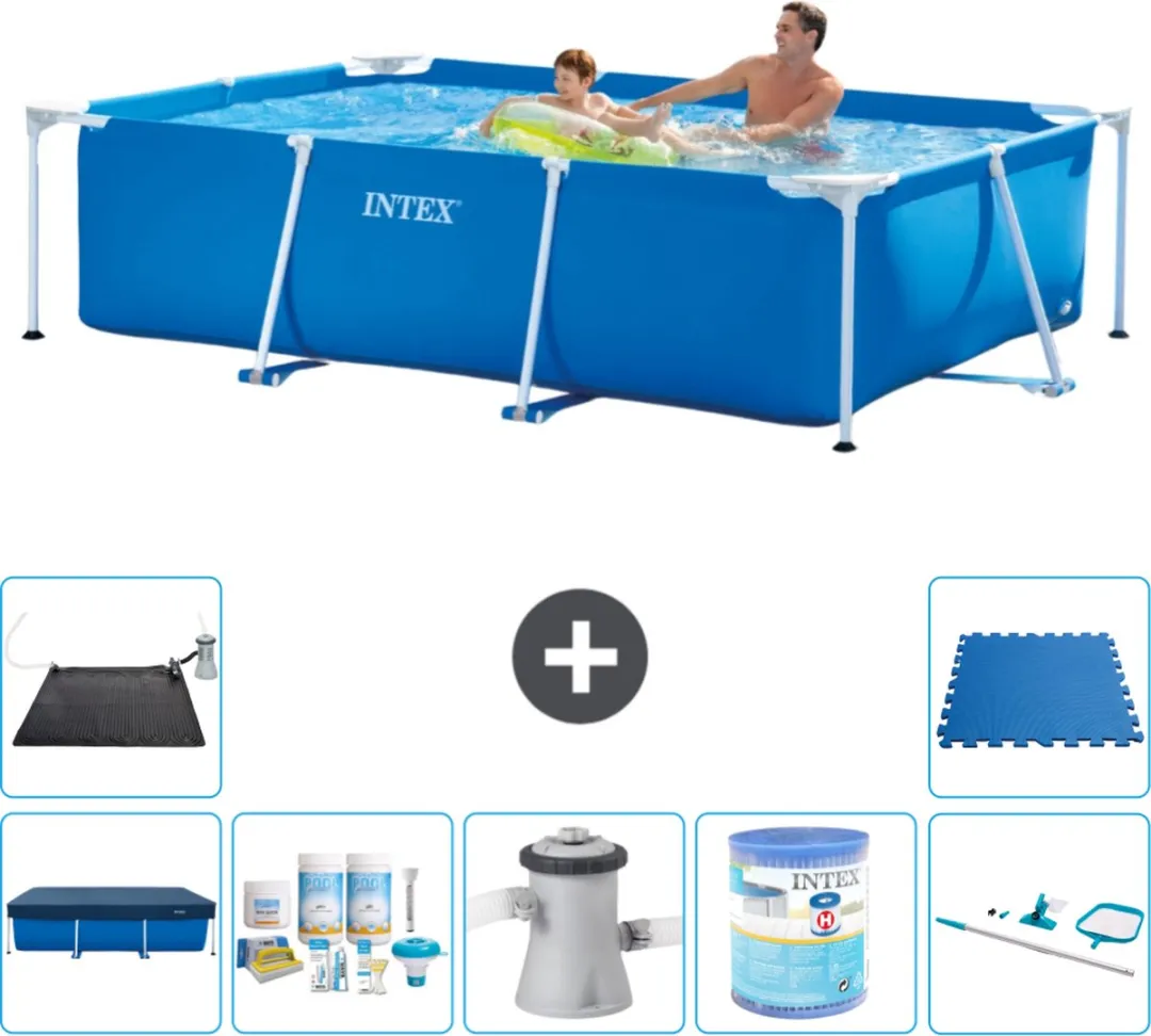 Intex Frame Zwembad 260x160cm Blauw