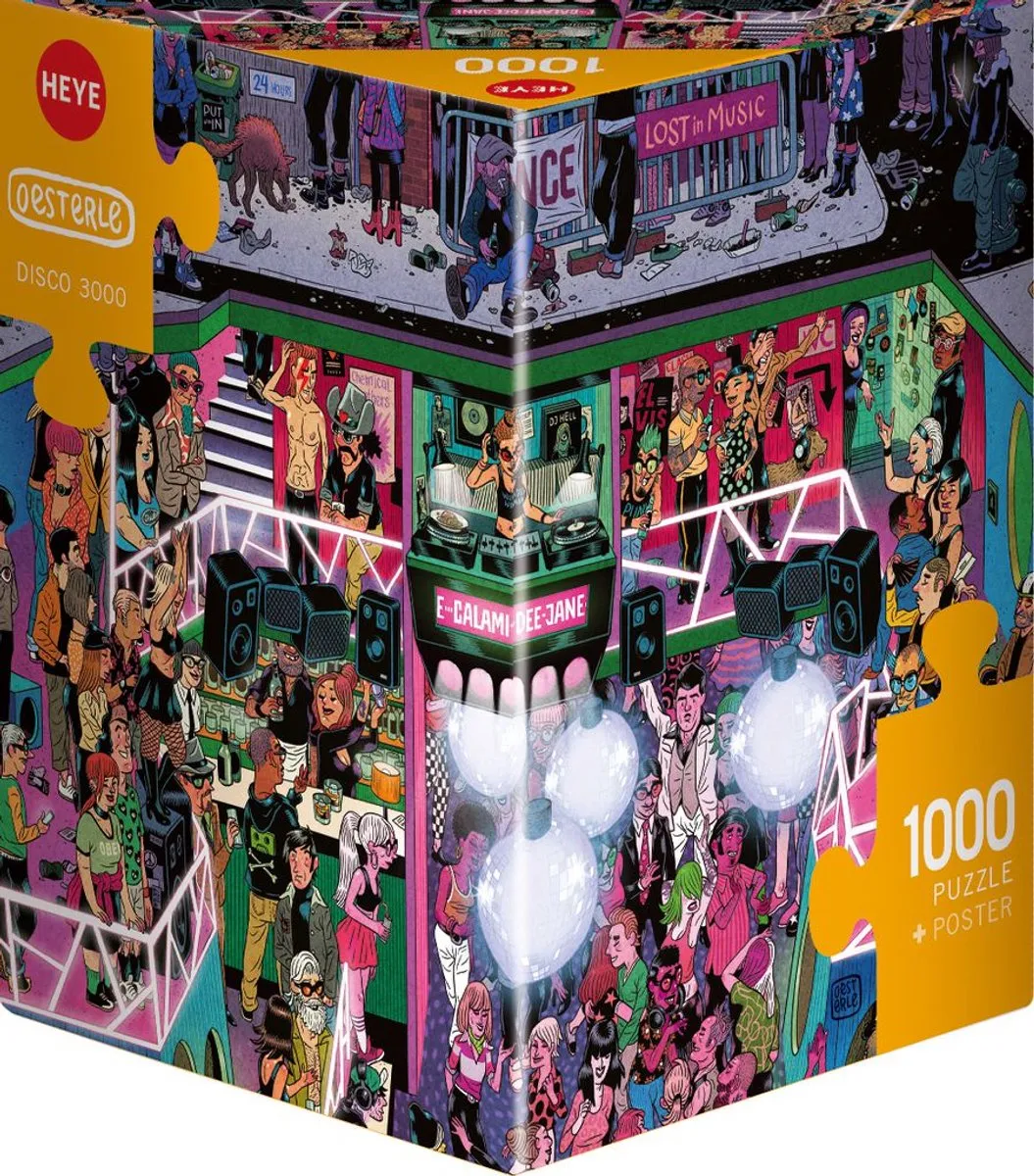 Heye Disco 3000 Puzzel 3000 Stuks - Multicolor