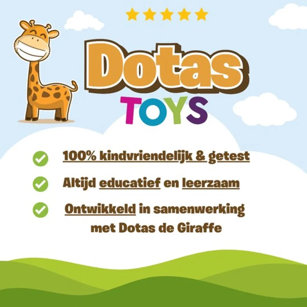 DotasToys® Wervelwind Spel - Vloerspel Kinderen - Spellen, Spelletjes, Familiespel