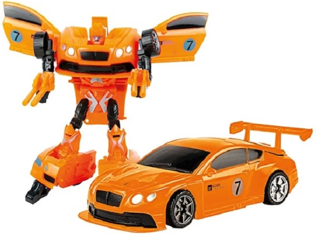 Toi-Toys Roboforces Junior Autorobot 26cm - 4-delig - Blauw