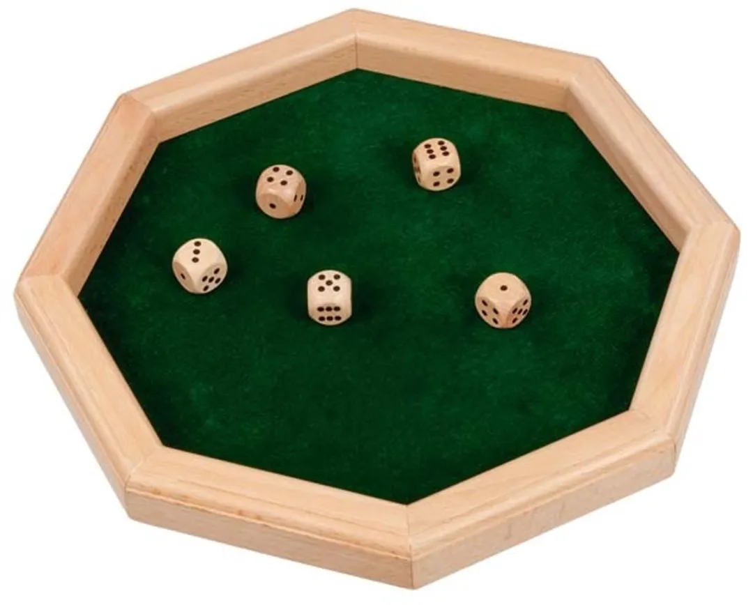 Goki Dice Plate Multicolor