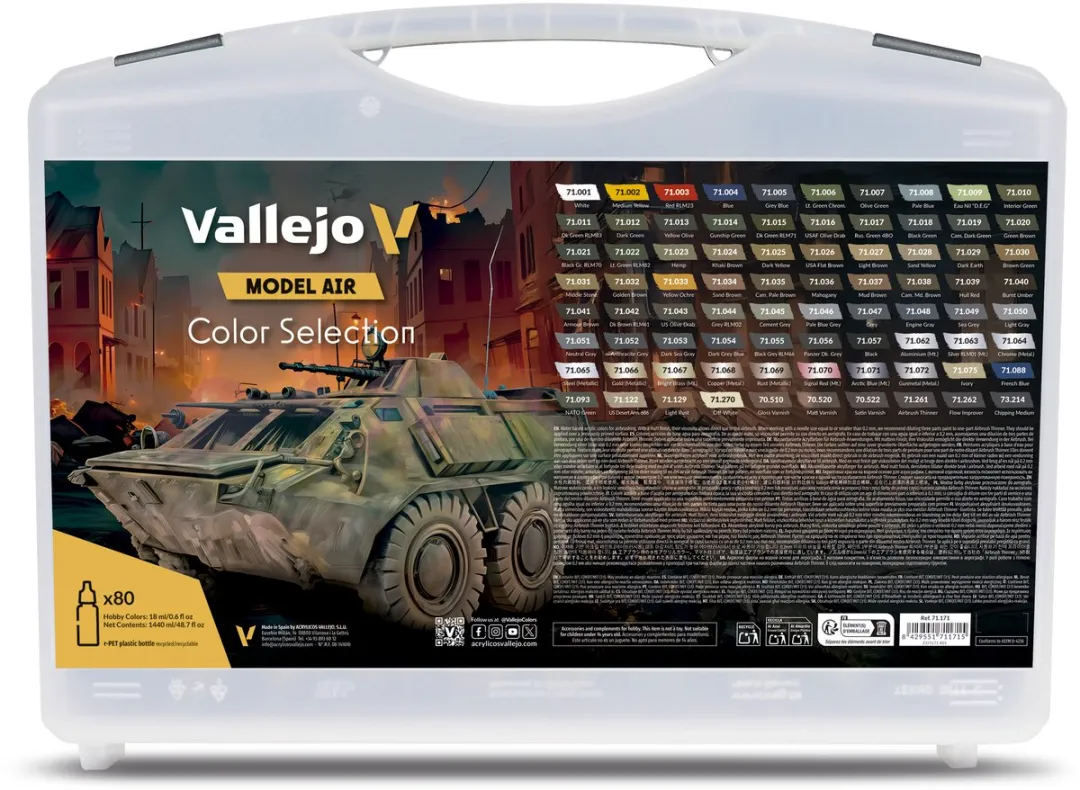Vallejo Hobbyverf Acrylverf 71171 Color Selection