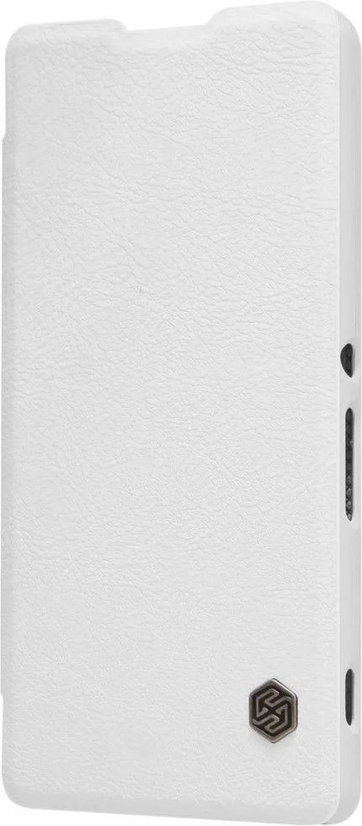 Nillkin Qin Leather Booktype Hoes Sony Xperia XA - Wit