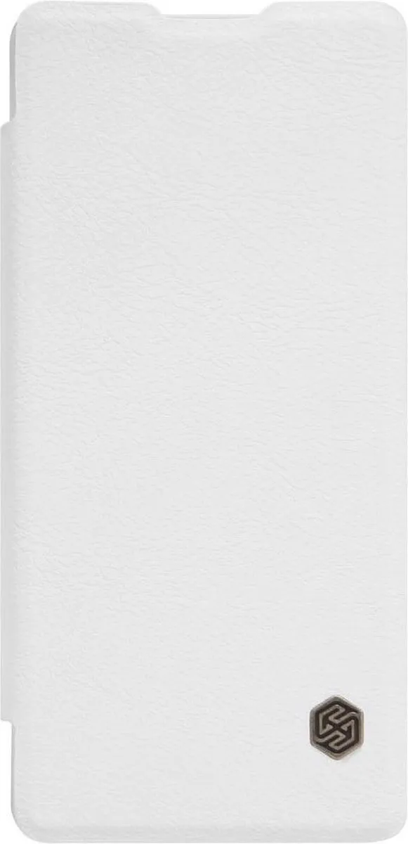 Nillkin Qin Leather Booktype Hoes Sony Xperia XA - Wit