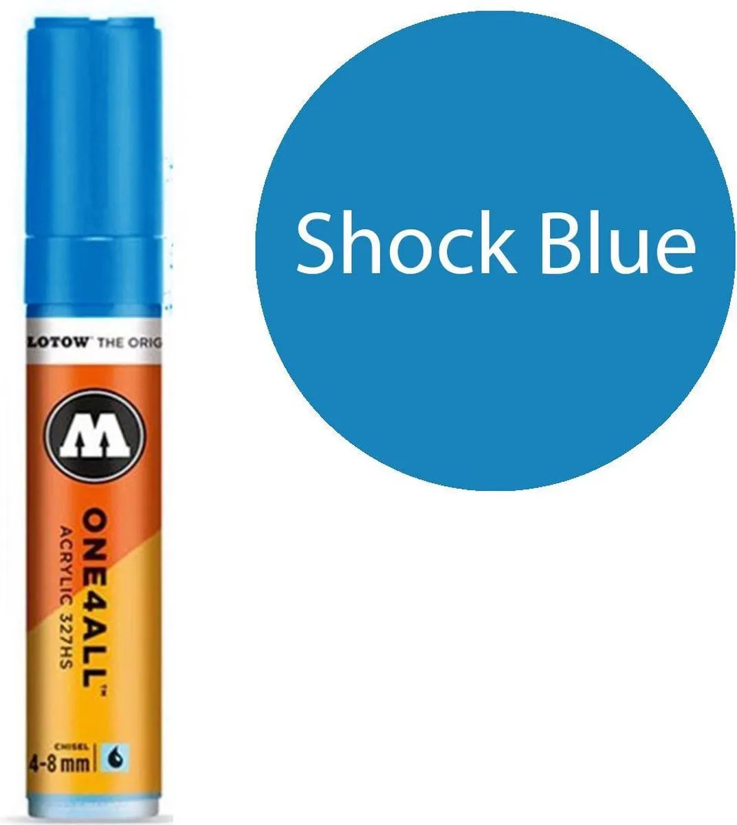 Molotow One4All 4-8mm Marker Shock Blue