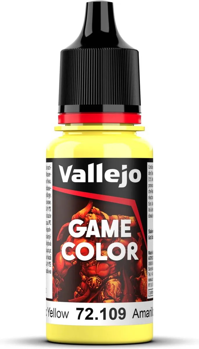 Vallejo Game Color Toxic Yellow Acrylverf 18ml