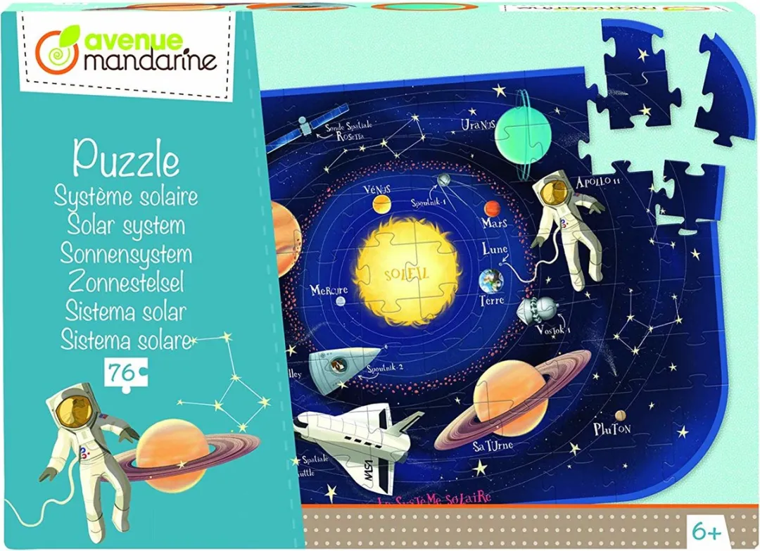 Clairefontaine PU017C Puzzel - 76 Stuks - Meerkleurig - afbeelding 2 van 2
