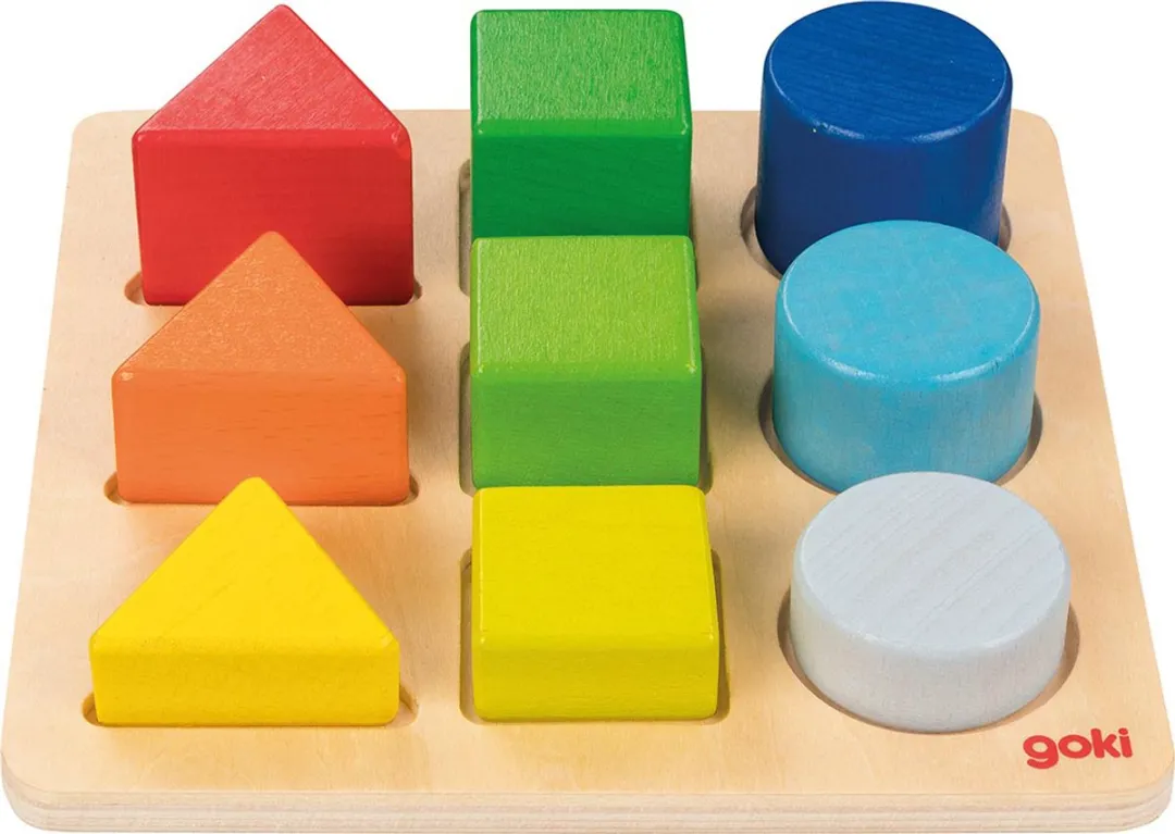 Goki Colour and Shape Board 58753 - Multicolor - afbeelding 2 van 3